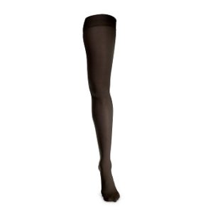 JEBA™ Sheer Vibrance Thigh High Stockings Black med